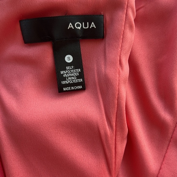 AQUA|Barbie Pink|Square neck|Bodycon|mini dress|Satin|Sleeveless|Party|Spring|S - Picture 7 of 8